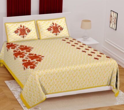 Aradhya Cotton bedsheet