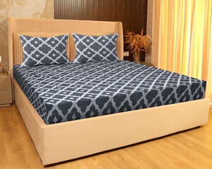 SANFORDZ king size bed sheet (SZ 1351Black) 250*275cm